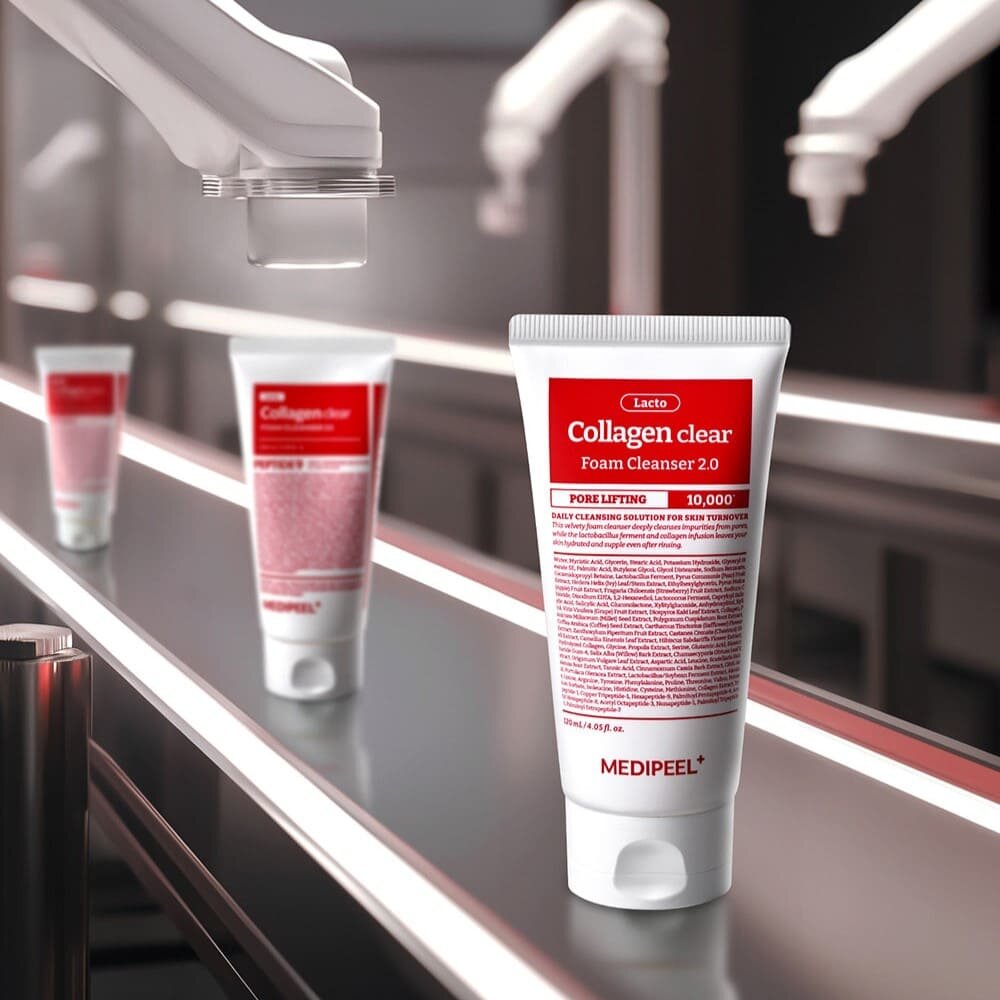 MEDIPEEL Пенка для умывания Lacto Collagen Clear 2.0, 120 мл