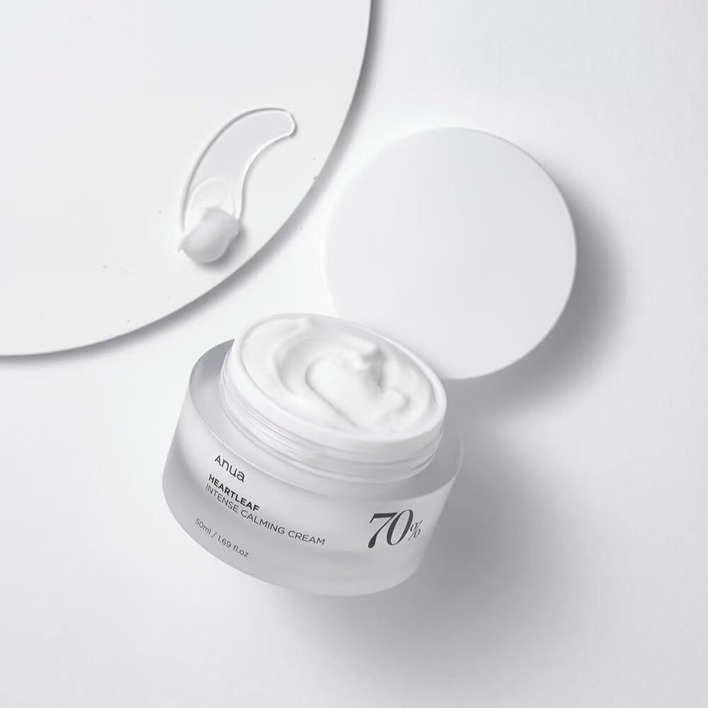 Интенсивный барьерный крем на основе хауттюйнии Anua Heartleaf 70% Intense Calming Cream, 50 мл
